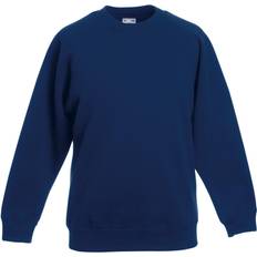 Kid's Raglan Sleeve Sweatshirt - Navy 