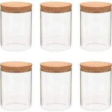 Beige Kitchen Containers vidaXL - Kitchen Container 6pcs 0.65L