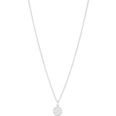 Lund Copenhagen Halskæder Lund Copenhagen Marguerite Necklace - Silver/White