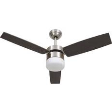 vidaXL Ventilateur de Plafond Lampe 108 cm Marron Clair