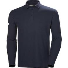 Helly Hansen Man Polo's Helly Hansen Crewline Long Sleeve Polo - Bleu