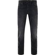 HUGO BOSS Hombre Pantalones vaqueros HUGO BOSS Taber Tapered Fit Jeans - Black