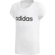 adidas Essentials Linear Tee - White/Black (DV0357)