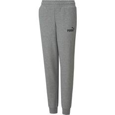 Puma Youth Essentials Logo Pants - Medium Gray Heather (586973-03)