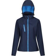 Regatta Women's Venturer Hooded Softshell Jacket - Navy/French Blue