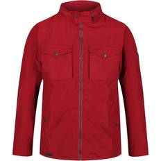 Regatta Haldor Waterproof Jacket with Concealed Hood - Delhi Red