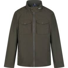 Regatta Haldor Waterproof Jacket with Concealed Hood - Dark Khaki