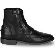 Gris - Hombre Botas de Equitación Cavallo Botines - Black