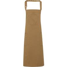 Premier Unisex Chino Apron Brown