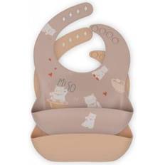 Konges Sløjd Silicone Bib Miso Moonlight/Shell 2-pack