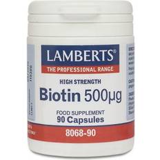 Vitaminas y Suplementos Lamberts Biotin 500µg 90 pcs