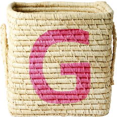 Rice Raffia Square Basket G