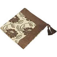 Square Blankets Riva Home Mayflower Blankets Mocha (180x145cm)