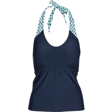 XS Tankinis Trespass Winona Women's Halter Neck Tankini Top - Navy