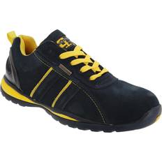 40 ⅓ - Herre Sneakers grafters Safety Toe Cap M - Navy Blue/Yellow