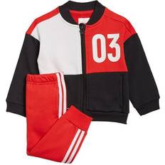 Multifärgade Tracksuits Barnkläder adidas Disney Mickey Mouse Jogger Set - Black/Vivid Red/White (GT9476)