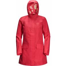 Jack Wolfskin Rain Clothes Jack Wolfskin Cape York Paradise Coat W - Tulip Red