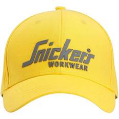 Gule - Herre Capser Snickers Workwear 9041 Logo Cap Unisex - Yellow/Black