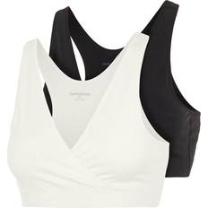 Graviditet & Amning Mamalicious Mlcrossy Nursing Bra 2-pack Coloured/Black (20013366)