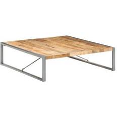 Iron Coffee Tables vidaXL Wood Coffee Table 140x140cm