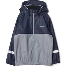 122/128 - Fleecefodrat Regnjackor Tretorn Rainbow Rainjacket - Navy/Flint (47586508998)