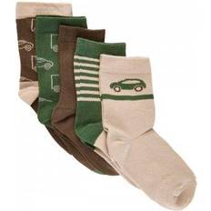 Cars Kinderbekleidung Minymo Socks 5-pack - Cocoa Brown (5079-281)