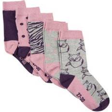 Minymo Socks 5-pack - Dusky Orchid (5079 660)