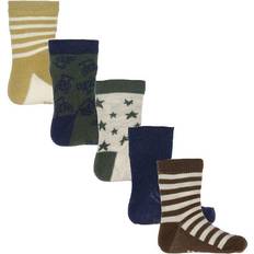 Randiga Strumpor Barnkläder Minymo Socks 5-pack - Thrush (5079 287)