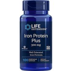 Iron supplements Life Extension Iron Protein Plus 300mg 100 stk