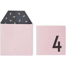 Invites Birthday Card 4 Black/Pink