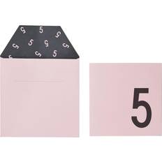 Invites Birthday Card 5 Black/Pink