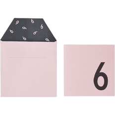 Invites Birthday Card 6 Black/Pink