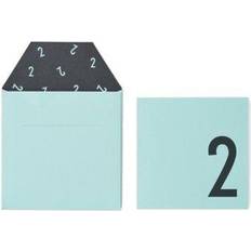 Invites Birthday Card 2 Turquoise/Black