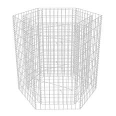 vidaXL Hexagonal Gabion Raised Bed Krukke