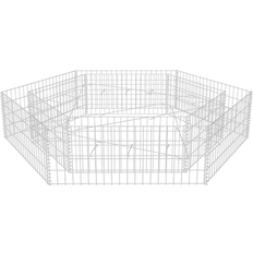 vidaXL Hexagonal Gabion Raised Bed 173cm