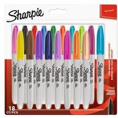 Permanent markers Sharpie Permanent Markers Fine 18pcs