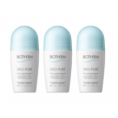 Deo pure roll on 75ml Biotherm Deo Pure Antiperspirant Roll-on 75ml 3-pack