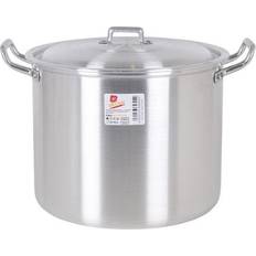 Aluminum Other Pots BigBuy Aluminium with lid 6 L 22 cm