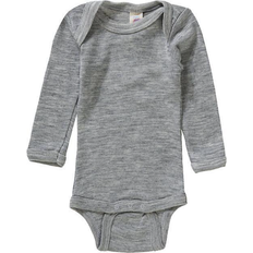 ENGEL Natur Baby Body L/S - Light Gray Melange (709010-091)