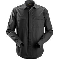 Herre - M Skjorter på tilbud Snickers Workwear Service Long Sleeve Shirt - Black