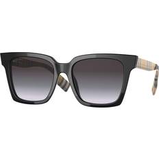 Burberry Lunettes de soleil Burberry Maple BE4335 39298G Femme Carré Noir