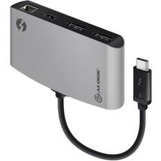 Thunderbolt 3 displayport adapter Alogic Thunderbolt-2DisplayPort/RJ45/USB A M-F 3.1 (Gen 1) Adapter