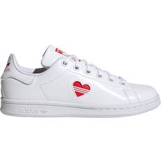 Vegan Trainers adidas Junior Stan Smith - Cloud White/Vivid Red/Cloud White