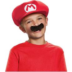 Cine y TV Sombreros Disguise Kit Sombrero-bigote Mario Para Niño