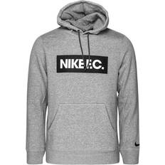 Nike F.C. Pullover Fleece Hoodie - Dark Gray/Heather/White/Black