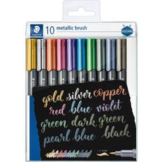 Brush Pens sale Staedtler 8321 Metallic Brush 10-pack