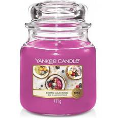 Yankee Candle Rosa Doftljus Yankee Candle Exotic Acai Bowl Medium Doftljus 411g