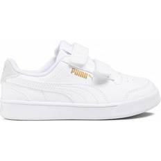 Puma Shuffle V Ps White-GrayViolet-TeamGold, Unisex