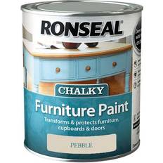 Blanco - Pintura para Madera Pinturas Ronseal Chalky Pintura para Madera Blanco 0.75L