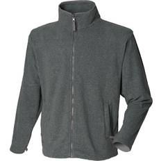 Henbury Microfleece Jacket - Charcoal